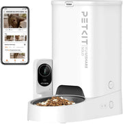 ❤️ Alimentador de 🐱 gatos ou 🐶 cães pequenos, automático com câmera, 1080P HD, função AI, 3L, 2,4 G WiFi, áudio bidirecional, controlo por aplicativo, tigela de aço inoxidável (PETKIT) - PetDoctors - Loja Online