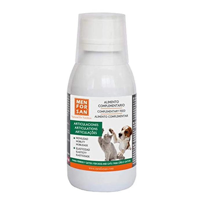 Alimento complementar líquido para cães e gatos para as articulações | MENFORSAN | Suplemento que melhora problemas e infeções articulares (120 ml) - PetDoctors - Loja Online