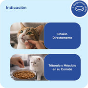 Animigo Multivitaminas e Minerais para gato: 18 vitaminas e minerais para apoio imunológico, pele, pêlo e articulações- embalagem 120 biscoitos mastigáveis - PetDoctors - Loja Online