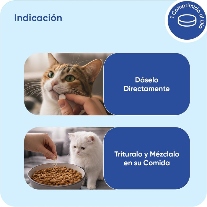 Animigo Multivitaminas e Minerais para gato: 18 vitaminas e minerais para apoio imunológico, pele, pêlo e articulações- embalagem 120 biscoitos mastigáveis - PetDoctors - Loja Online