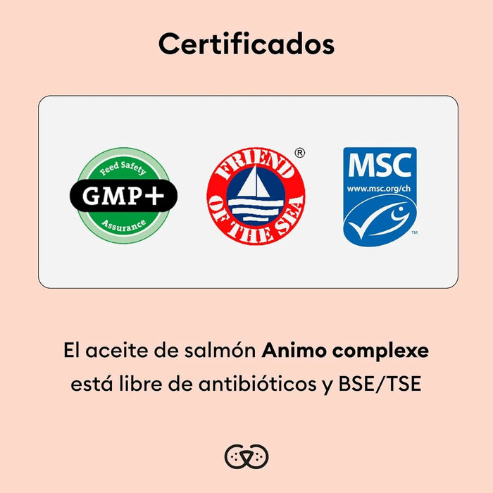 ANIMO - COMPLEXE | Óleo de salmão para cães | rico em ômega 3, 6 e 9 | Melhora e reduz a queda de pelo - PetDoctors - Loja Online