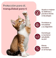 Antiparasitário em pó para gatos, proteção natural formulado com ingredientes naturais, vitaminas grupo B e zinco (100 gramas) - PetDoctors - Loja Online