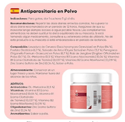 Antiparasitário em pó para gatos, proteção natural formulado com ingredientes naturais, vitaminas grupo B e zinco (100 gramas) - PetDoctors - Loja Online