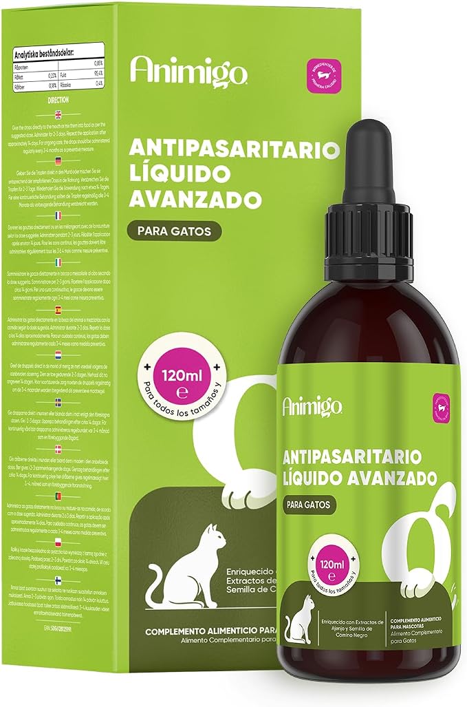 Antiparasitário interno para cães e gatos - 120 ml - solução líquida para desparasitação interna - PetDoctors - Loja Online