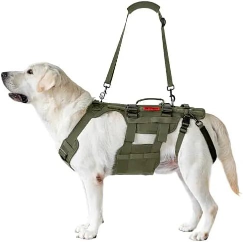 Arnês de apoio para cães, arnês de elevação para cães com 3 alças ajustáveis, removíveis e correias traseiras para as patas - PetDoctors - Loja Online
