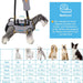 Arnês de elevação para cães, arnês de corpo inteiro cão, arnês de apoio para cães, macio, impermeável, ajustável, refletor, respirável, cinzento - PetDoctors - Loja Online