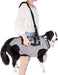 Arnês de elevação para cães, arnês de corpo inteiro cão, arnês de apoio para cães, macio, impermeável, ajustável, refletor, respirável, cinzento - PetDoctors - Loja Online