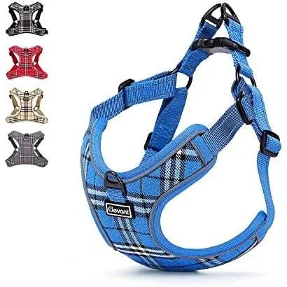 Arnês / Peitoral para Cão - Ajustável e Refletor, Anti - puxões, Macio, Respirável e Acolchoado - PetDoctors - Loja Online