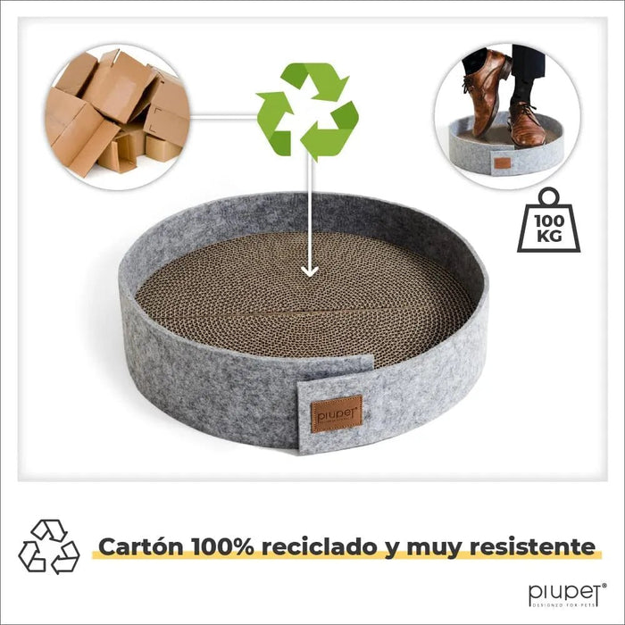 Arranhador para gato com erva gateira PiuPet® - PetDoctors - Loja Online