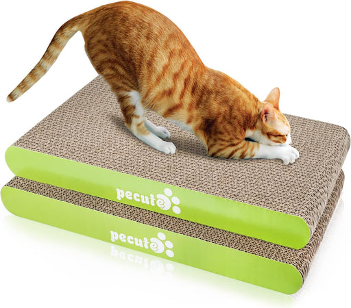 Arranhador para gatos com erva - gateira, tapete arranhador, suporte de bambu natural, com 4 ventosas resistentes e substituíveis - PetDoctors - Loja Online