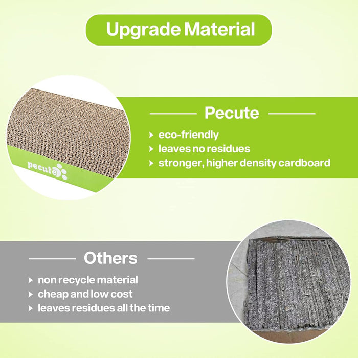 Arranhador para gatos com erva - gateira, tapete arranhador, suporte de bambu natural, com 4 ventosas resistentes e substituíveis - PetDoctors - Loja Online