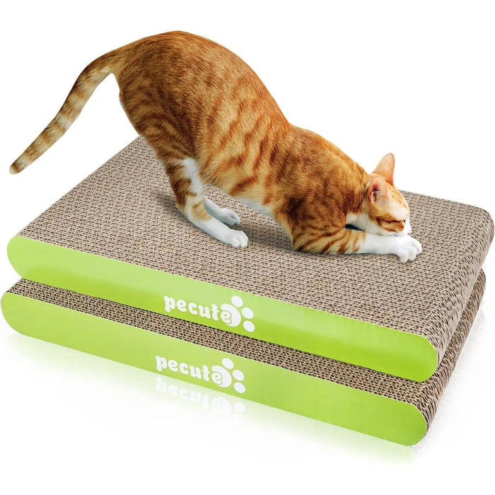 Arranhador para gatos com erva - gateira, tapete arranhador, suporte de bambu natural, com 4 ventosas resistentes e substituíveis - PetDoctors - Loja Online
