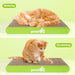 Arranhador para gatos com erva - gateira, tapete arranhador, suporte de bambu natural, com 4 ventosas resistentes e substituíveis - PetDoctors - Loja Online