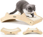 Arranhador / Raspador para gatos com frente e verso em sisal e estrutura de madeira - PetDoctors - Loja Online