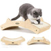 Arranhador / Raspador para gatos com frente e verso em sisal e estrutura de madeira - PetDoctors - Loja Online