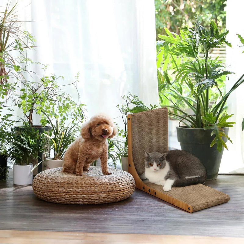 Arranhador / Raspador para gatos em forma de L - PetDoctors - Loja Online