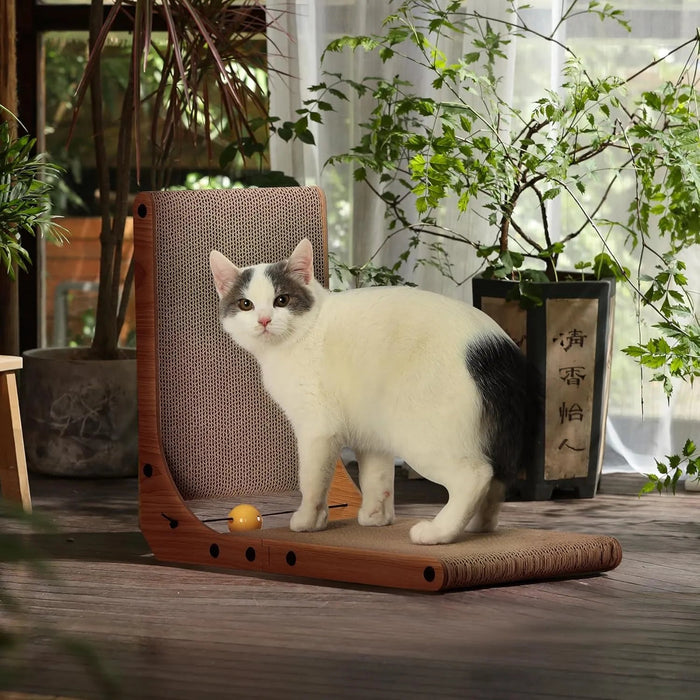 Arranhador / Raspador para gatos em forma de L - PetDoctors - Loja Online