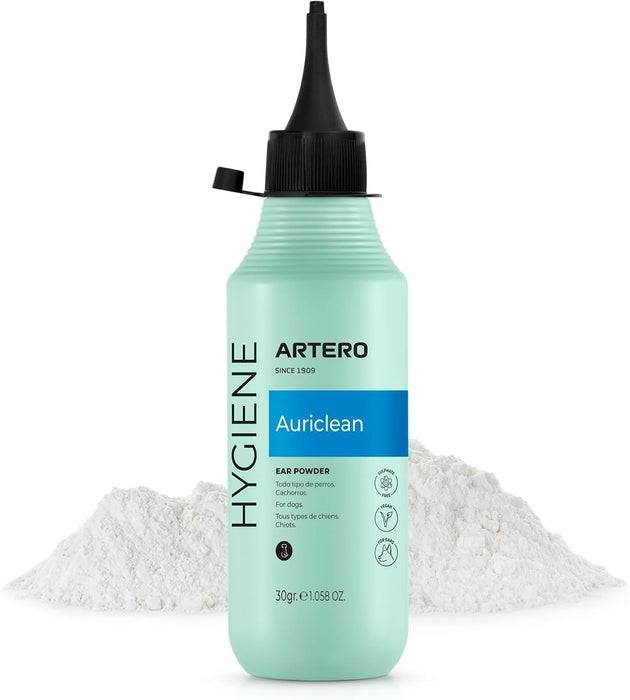 Artero Auriclean. Pó anti - séptico para remover os pêlos dos ouvidos de cães - PetDoctors - Loja Online