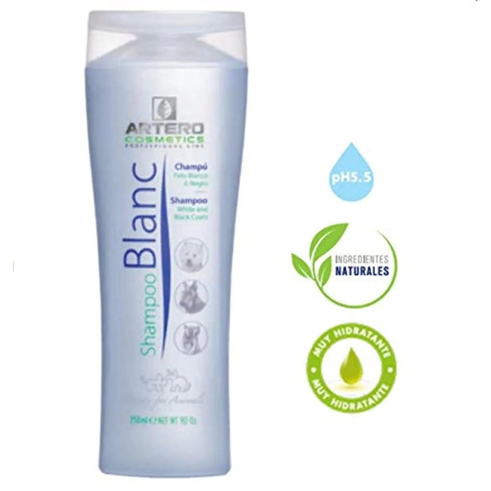 Artero Branco, Champô para Cães de Pêlo Branco ou Negro (250 ml) - PetDoctors - Loja Online