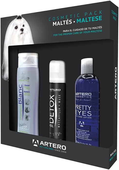 Artero Pacote completo para a higiene do seu cão (bichon maltês ou cães de pelagem clara) - PetDoctors - Loja Online