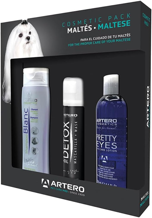 Artero Pacote completo para a higiene do seu cão (bichon maltês ou cães de pelagem clara) - PetDoctors - Loja Online