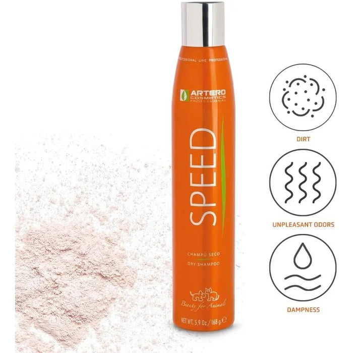 Artero Shampoo a Seco Speed 300 ml para cães e gatos, spray sem água nem enxaguamento, fabuloso e eficaz - PetDoctors - Loja Online