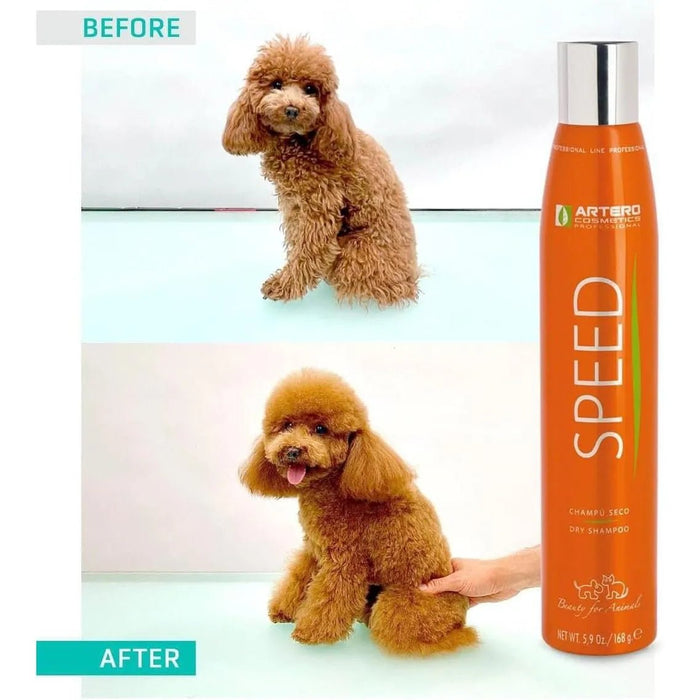 Artero Shampoo a Seco Speed 300 ml para cães e gatos, spray sem água nem enxaguamento, fabuloso e eficaz - PetDoctors - Loja Online