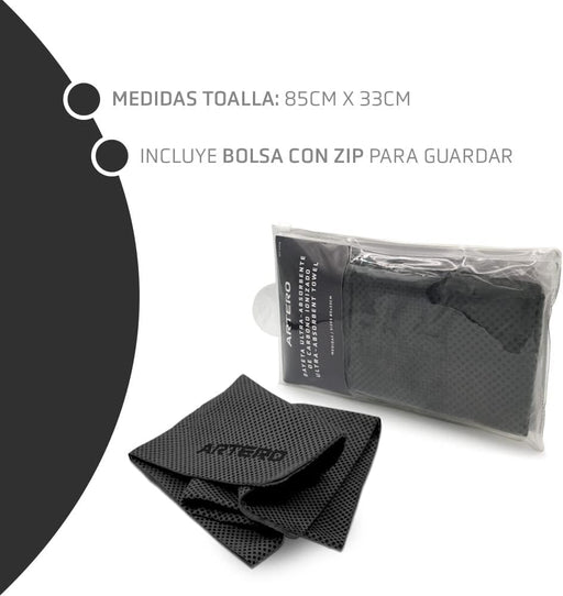 Artero Toalha ultra absorvente para cães ionizada e de carbono. Reduz o tempo de secagem em 60% - PetDoctors - Loja Online
