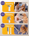 Aspirador de pêlo para cães e gatos com super - sucção (12000pa), com 4 escovas - PetDoctors - Loja Online