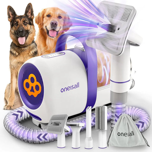 Aspirador de pêlo para cães e gatos com super - sucção (12000pa), com 4 escovas - PetDoctors - Loja Online