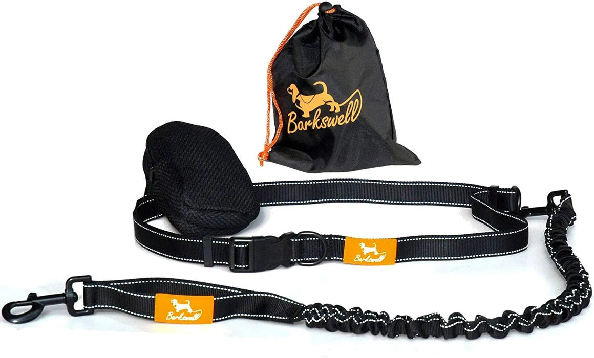 Barkswell Trela / Cinto mãos livres para correr com cães, com refletor e bolsa - PetDoctors - Loja Online