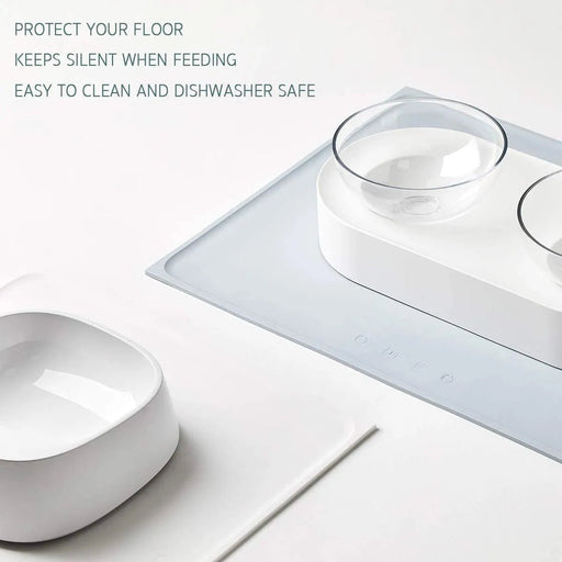 Base de silicone para alimentadores e bebedouros, 46 x 34 x 0,2 cm (PETKIT) - PetDoctors - Loja Online