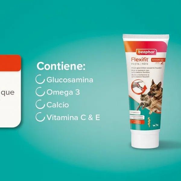 Beaphar Flexifit bits - Snack articular para gatos - sabor a peixe, ômega 3, glucosamina - 35 g - PetDoctors - Loja Online