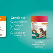 Beaphar Flexifit bits - Snack articular para gatos - sabor a peixe, ômega 3, glucosamina - 35 g - PetDoctors - Loja Online
