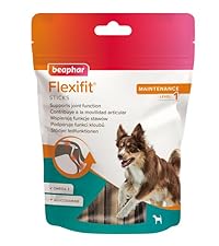 Beaphar Flexifit Chews - para cães com dor nas articulações - artrite - suplemento com colagénio tipo II, glucosamina, ômega 3 e vitamina E que ajudam a aliviar a dor e fortalecer as articulações - PetDoctors - Loja Online