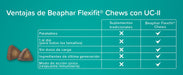 Beaphar Flexifit Chews - para cães com dor nas articulações - artrite - suplemento com colagénio tipo II, glucosamina, ômega 3 e vitamina E que ajudam a aliviar a dor e fortalecer as articulações - PetDoctors - Loja Online