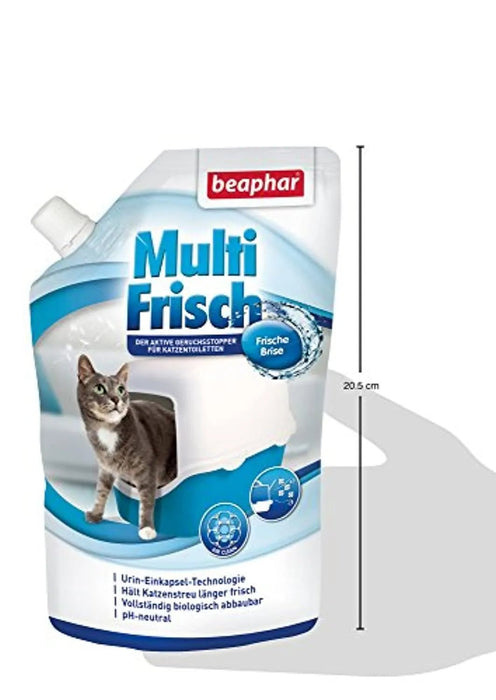 Beaphar Fresco Brisa Fresca, neutralizador de odôres para Areia para Gato (Aroma a Brisa Fresca, 400 gr) - PetDoctors - Loja Online