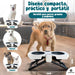 Bebedor e Comedor elevado e portátil para cães e gatos | dobrável | design compacto e alças integradas ideal para viagem - PetDoctors - Loja Online