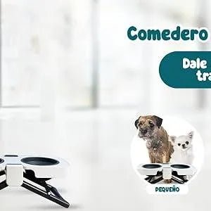 Bebedor e Comedor elevado e portátil para cães e gatos | dobrável | design compacto e alças integradas ideal para viagem - PetDoctors - Loja Online