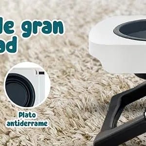 Bebedor e Comedor elevado e portátil para cães e gatos | dobrável | design compacto e alças integradas ideal para viagem - PetDoctors - Loja Online