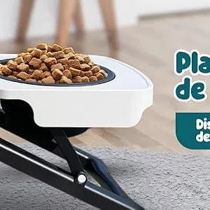 Bebedor e Comedor elevado e portátil para cães e gatos | dobrável | design compacto e alças integradas ideal para viagem - PetDoctors - Loja Online