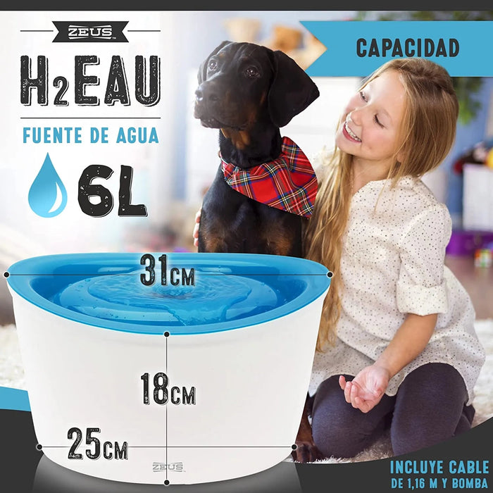 Bebedouro / Fonte para Cães ou Gatos, 6 litros - PetDoctors - Loja Online