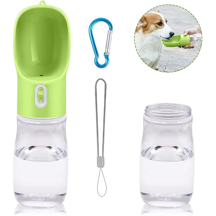 Bebedouro / Garrafa de Água Portátil para Cães e Gatos, com Comedouro (258 ml) - PetDoctors - Loja Online