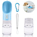 Bebedouro / Garrafa de Água Portátil para Cães e Gatos, com Comedouro (258 ml) - PetDoctors - Loja Online
