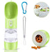 Bebedouro / Garrafa de Água Portátil para Cães e Gatos, com Comedouro (258 ml) - PetDoctors - Loja Online