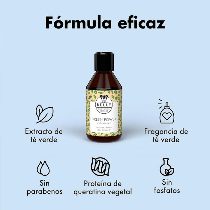 Belly Champô para cães com pele sensível - Acalma a comichão e a irritação (chá verde e aloé vera) - PetDoctors - Loja Online
