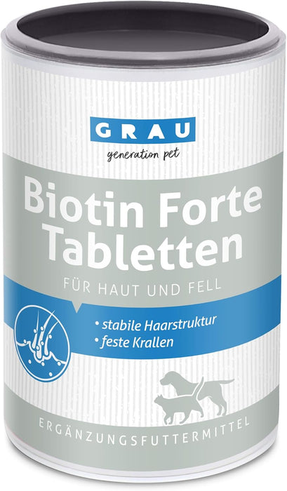 Biotin Forte, para cães e gatos, pêlo macio e unhas fortes, (1 x 400 unidades) - PetDoctors - Loja Online