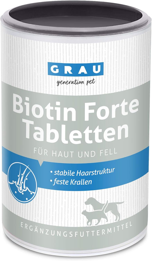 Biotin Forte, para cães e gatos, pêlo macio e unhas fortes, (1 x 400 unidades) - PetDoctors - Loja Online