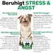 Biscoitos calmantes para cães - Reduzem o stress, ansiedade, ansiedade de separação, ladrar, hiperatividade, reatividade, agressividade, problemas de viagem - relaxamento sem sonolência para cães - PetDoctors - Loja Online