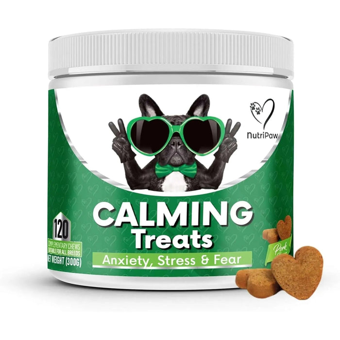 Biscoitos calmantes para cães - Reduzem o stress, ansiedade, ansiedade de separação, ladrar, hiperatividade, reatividade, agressividade, problemas de viagem - relaxamento sem sonolência para cães - PetDoctors - Loja Online